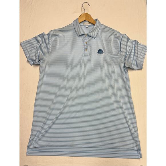 Lot Of 4  Peter Millar summer comfort Golf  Polo Shirt men’s size XL  striped - Picture 5 of 11